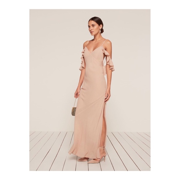 Reformation Dresses & Skirts - NEW REFORMATION Blush Pink Ferrara Maxi Dress 8